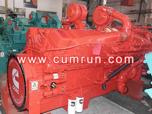 Moteur de pompe Cummins KTA50-P1645 1227kw à 1500 tr/min